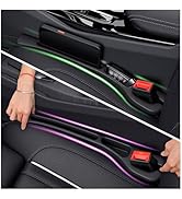 VKQTS 2PCS Car Seat Gap Filler Organizer,Soft Car Gap Filler Organizer for Filling Gaps with Stor...