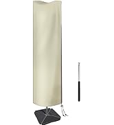 Patio Umbrella Cover for 9 to 13Ft Cantilever Umbrellas Waterproof 420D Oxford Umbrella Covers fo...