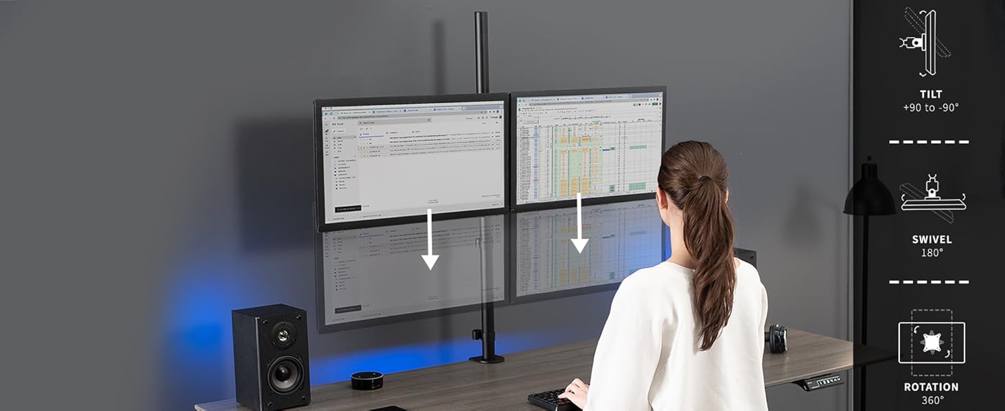 extra tall dual mount