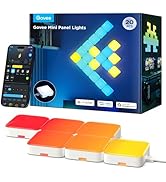 Govee Mini Panel Lights, RGBIC Wall Lights, Smart LED Wall Panels, Works with Matter, Alexa, Goog...