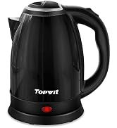 TOPWIT Electric Kettle, 2.0L Hot Water Kettle Electric, BPA-Free Stainless Steel Tea Kettle, Elec...