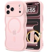 Amzfield Magnetic for iPhone 17 Pro Max Case, Compatible with Magsafe Full Camera Protection Wavy...