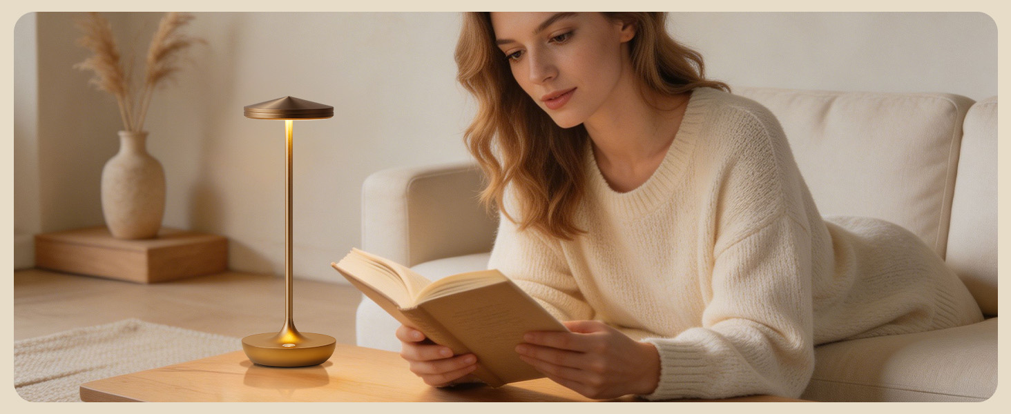 YIBEN LED Rechargeable portable Cordless Table Lamp