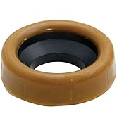 EASTMAN 40145 Jumbo Wax Ring with Flange EASX1, 3 inch or 4 inch, Yellow