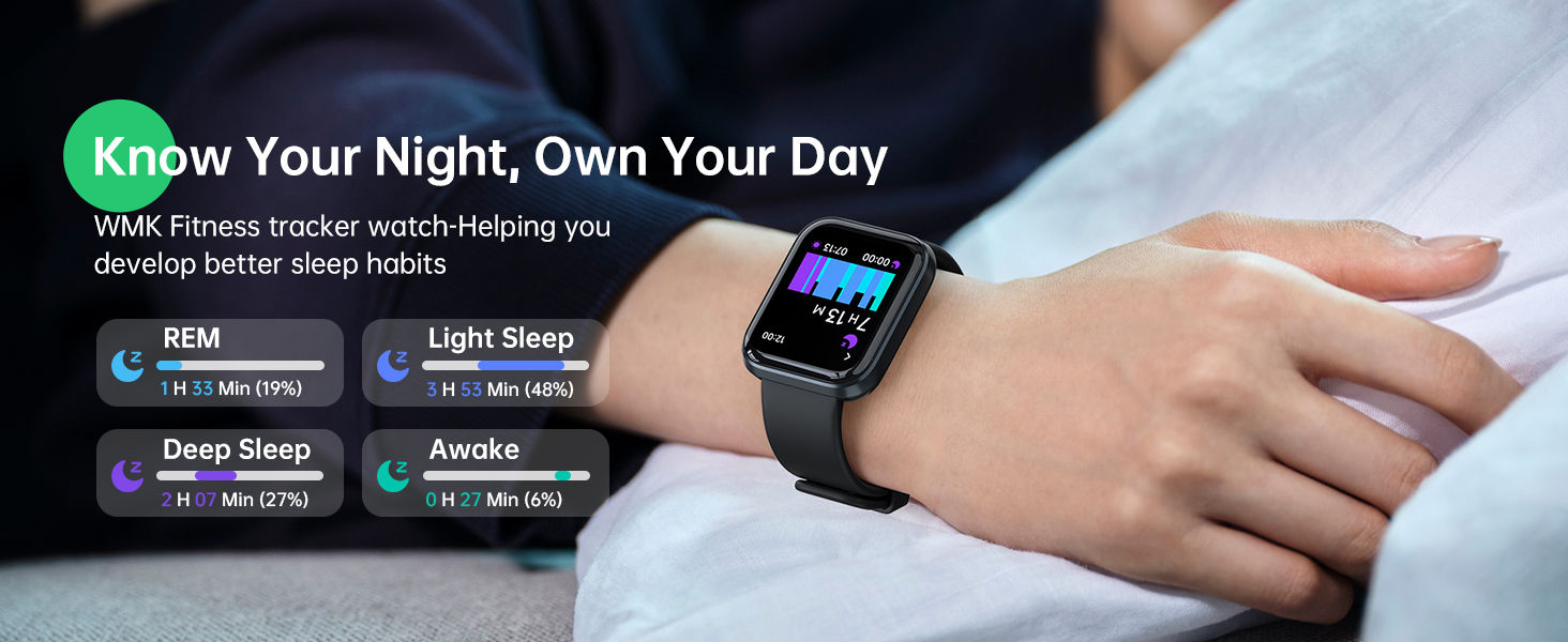 fitness tracker watch with sleep tracker
