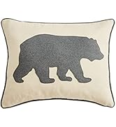 Eddie Bauer Home Throw Pillow with Zipper Closure, Perfect Luxurious Bedding Set for Bed or Sofa,...