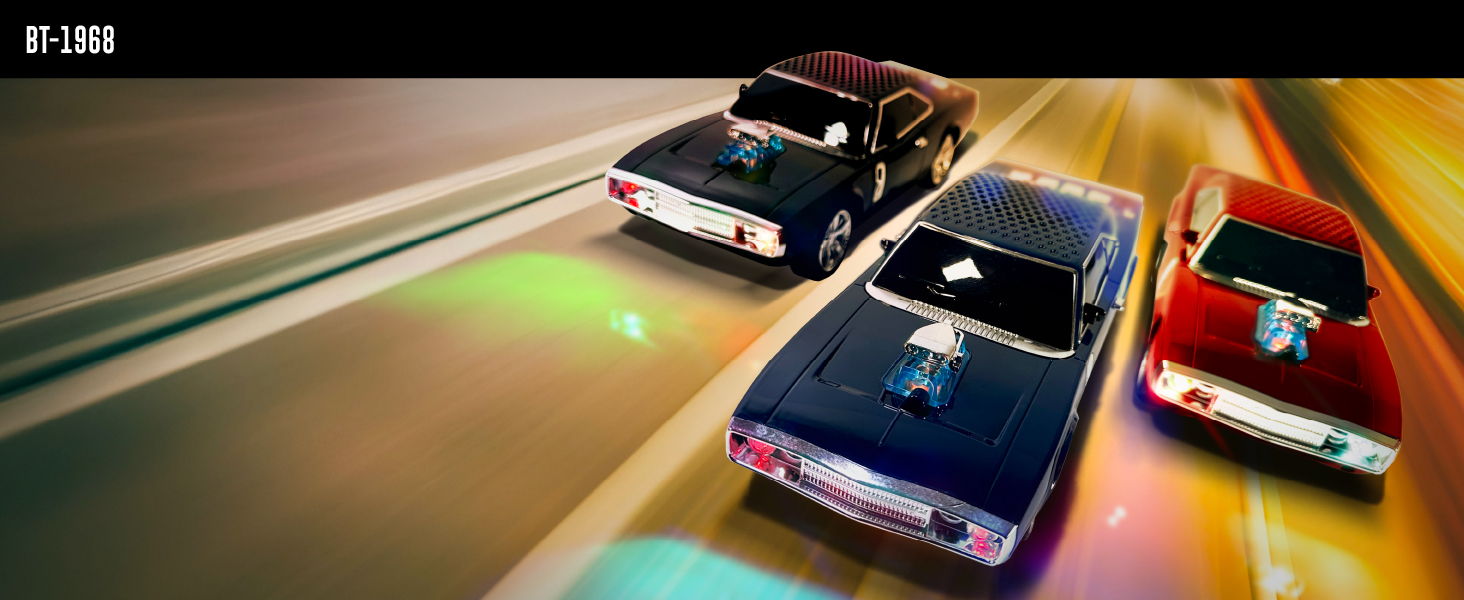 Introduction to the BT-1968 a 60's inspired muscle car bluetooth speaker
