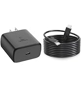 45W Super Fast Charger Type C GaN USB C Charger PPS/PD Fast Charging Block &amp; 6ft C Cable for Sams...