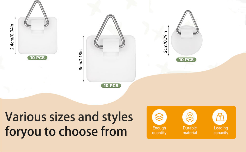 stick on picture hangers