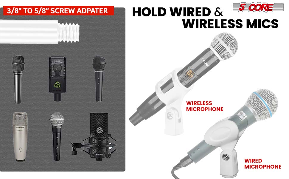 Mic Stand Height Adjustable Short Desktop Stands Small Mic Holder