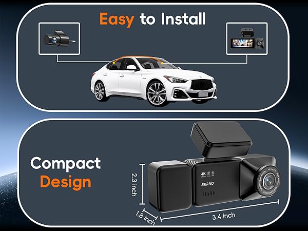 3 channel dash cam