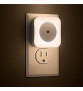 6-Pack LED Night Lights Plug into Wall,Bright Nightlight Auto-On/Off and Dimmable,0.5W Plug in So...