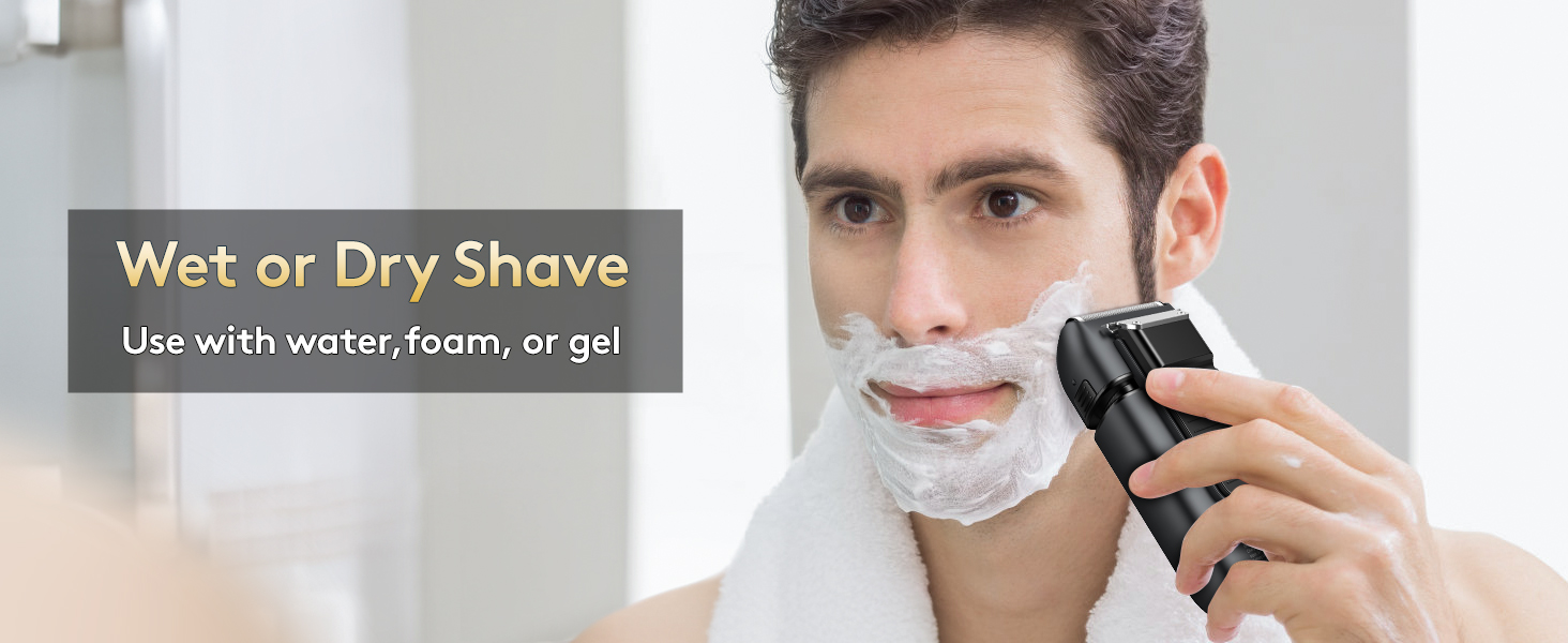wet and dry electric shaver