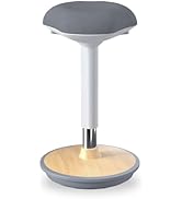 ERGO COLLECT Wobble Stool - Adjustable Height Standing Desk Chair | Sit Stand Stool with 360-Degr...