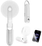 Digibond Portable Handheld Fan, Personal Fan, 6 IN 1 3000mAh Rechargeable Battery Operated, Bulle...