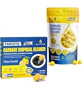 Bastion Garbage Disposal Cleaner Deodorizer Bundle - 24 Pack Disposer Tablets + 50 Count Lemon Ze...