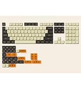 dagaladoo Low Profile keycap,Double Shot PBT keycaps 60 75 100 Percent,PC Transparent Key Cap,Bei...