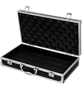 DOITOOL Aluminum Alloy Toolbox Large Capacity Portable Tool Case with Handle and Safety Clasp for...