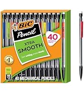 BIC Xtra Smooth Mechanical Pencil with 0.7 mm Medium Point ,Refillable and Retractable, School Su...