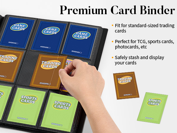 trading card binder
