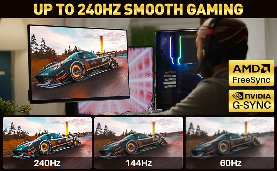 Up to 240Hz