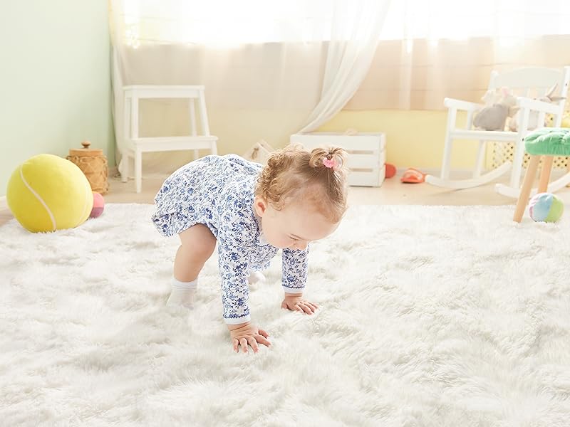cream white rug