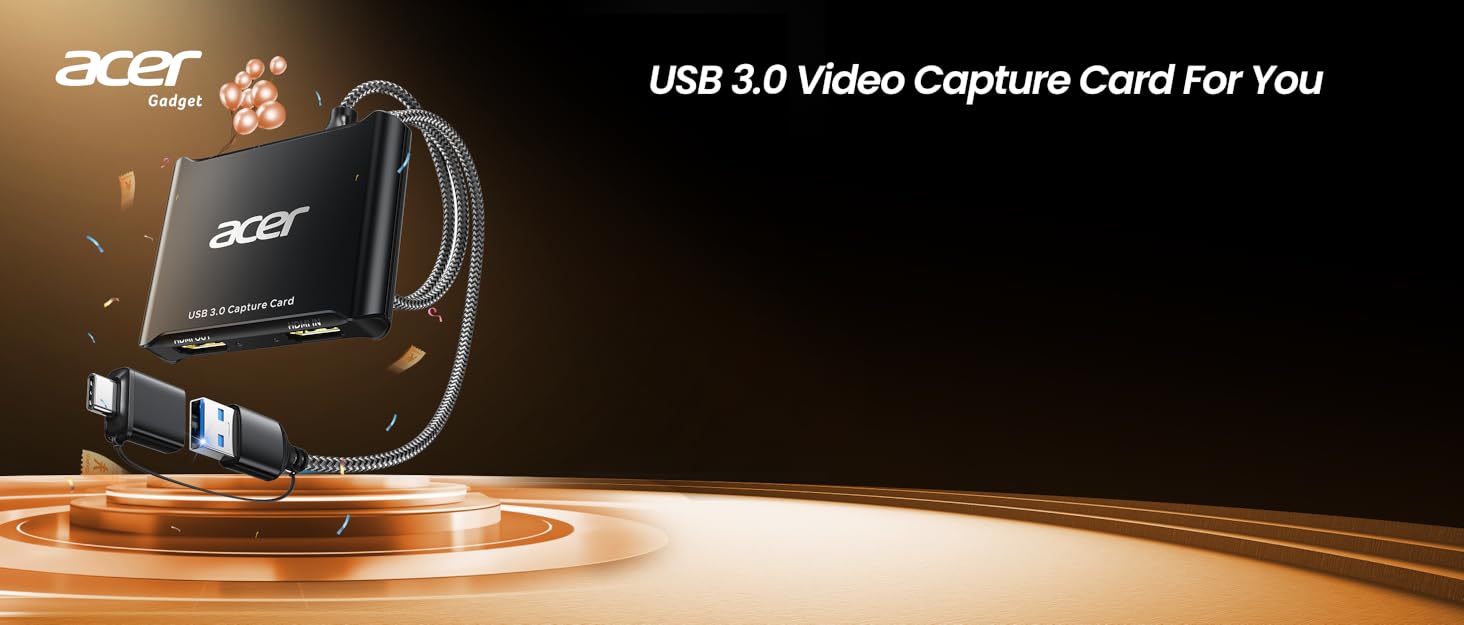 acer USB 3.0 Video Capture Card For You