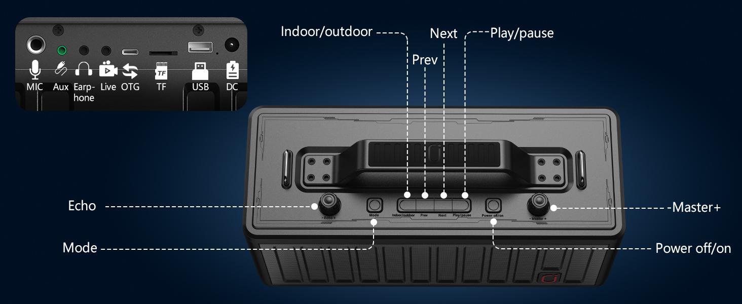 bluetooth speaker with microphone