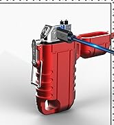 Jaerdhs Windproof Arc Plasma Lighter(Red)