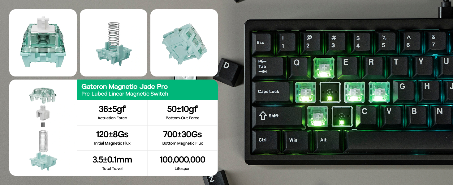 Magforce68 Wired Magnetic Gaming Keyboard