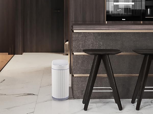 small bathroom trash can