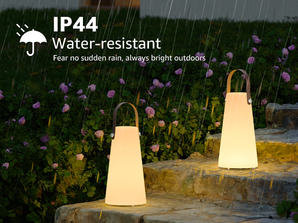 IP44 Water-resistant