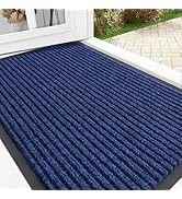 OLANLY Front Door Mat Indoor Outdoor Entrance, Waterproof Heavy Duty Doormat, Fade Resistant, Low...
