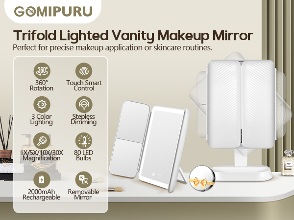 makeup mirror with lights