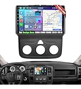 [8 Core 4G+64G] Android 13 Car Stereo for Dodge Ram 1500 2500 3500 2013-2019 with Wireless Apple ...