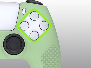 3D Studded Edition Anti-Slip Silicone Cover Skin for ps5 Controller