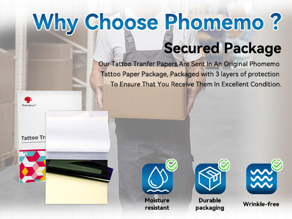 Phomemo Tattoo Stencil Paper Upgraded