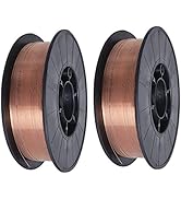 ER70S-6 ER70S6 Mild Steel MIG Welding Wire .030" .035" .045" 10Lb Spool (0.030-(2 spool))