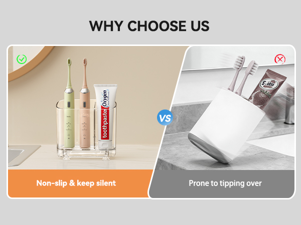 Toothbrush Holders for Bathroom