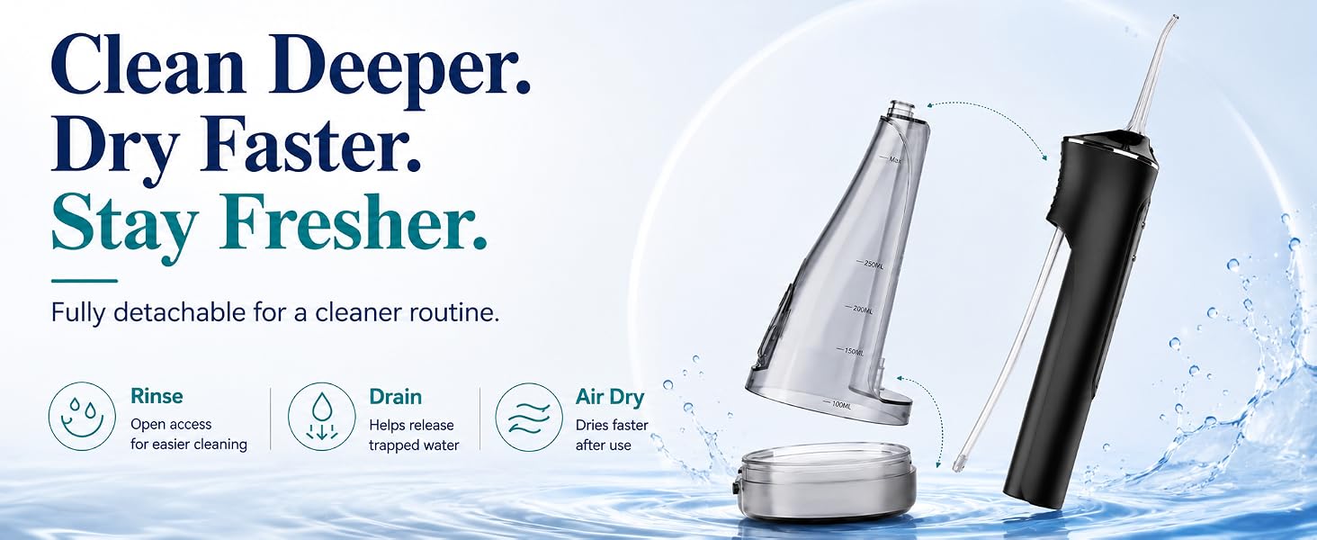 cordless water flosser rechargeable