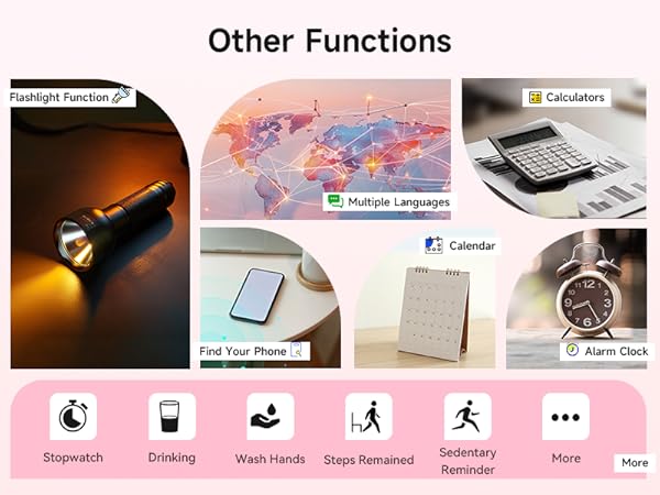Smart Watch for Women Android &amp;amp; iPhone, IP68 Waterproof Activity Fitness Tracker