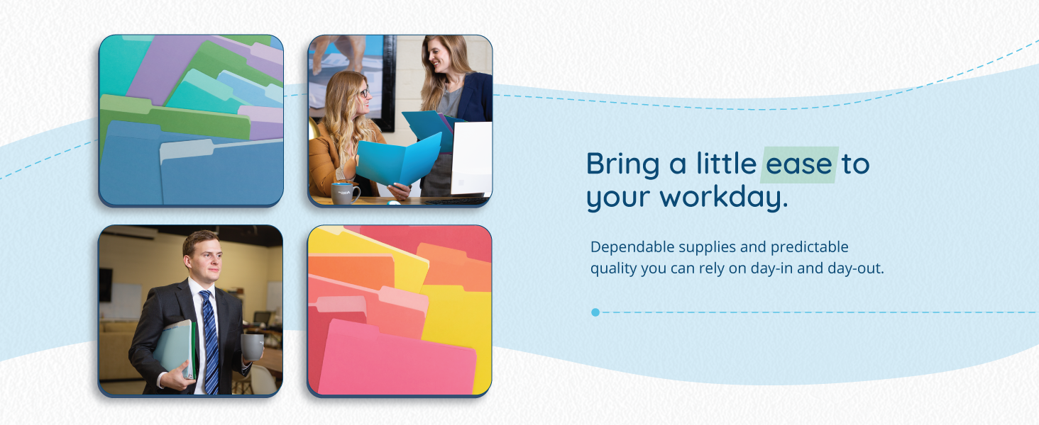 File folder sizes: ledger, legal, and letter