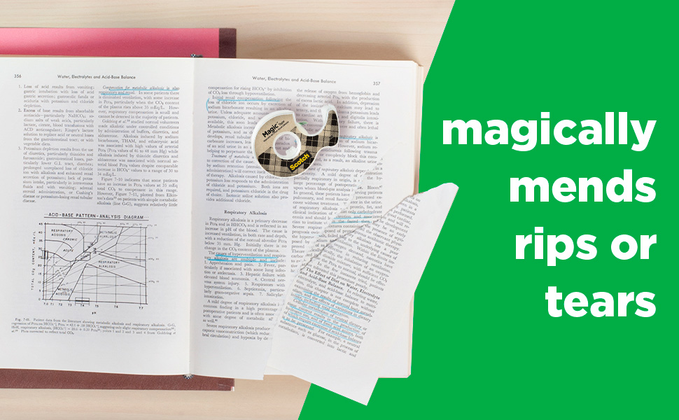 Magically mends rips of tears