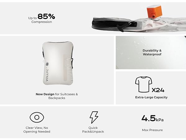 travel vacuum bags with pump