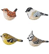 SOFFEE DESIGN Set of 4 Metal Birds Cabinet Knobs, Decorative Pull Handle for Door/Cabinet/Drawer,...