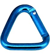 Carabiner Clip, Heavy Duty Auto Locking Clip, Triangle Carabiner, Anti-Rust and Abrasion Resistan...