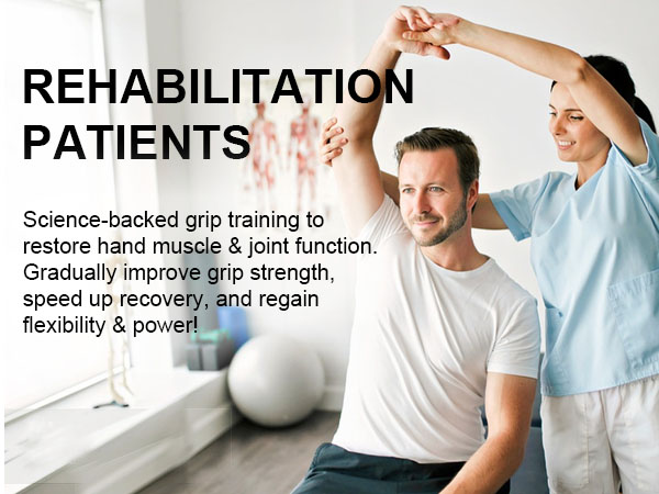 Grip Strength Trainer Kit, Hand Gripper Strengthener