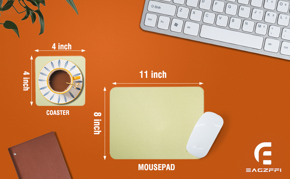 mousepad and coaster