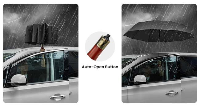 large compact umbrella for rain