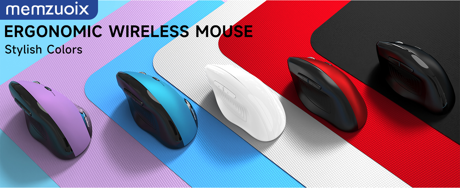 ergonomic mouse white
